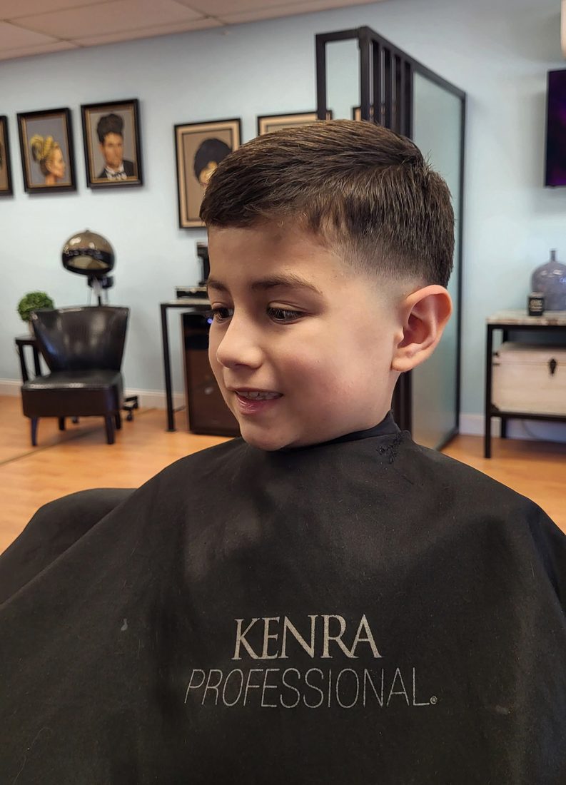 A kid's haircut