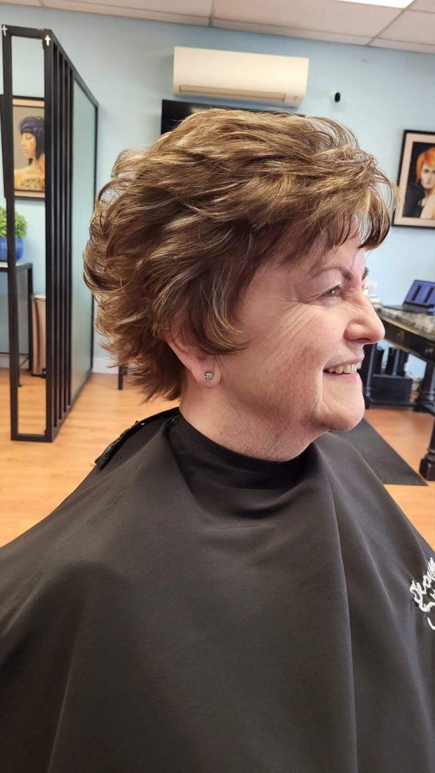 Short layered cut